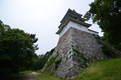 明石城巽櫓下から