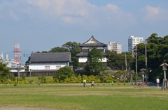 福岡城　潮見櫓背面