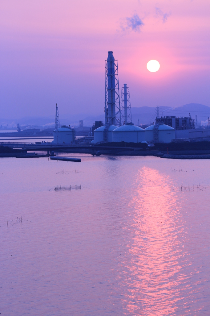 夕日