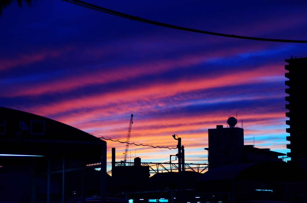帰りの空・蒼