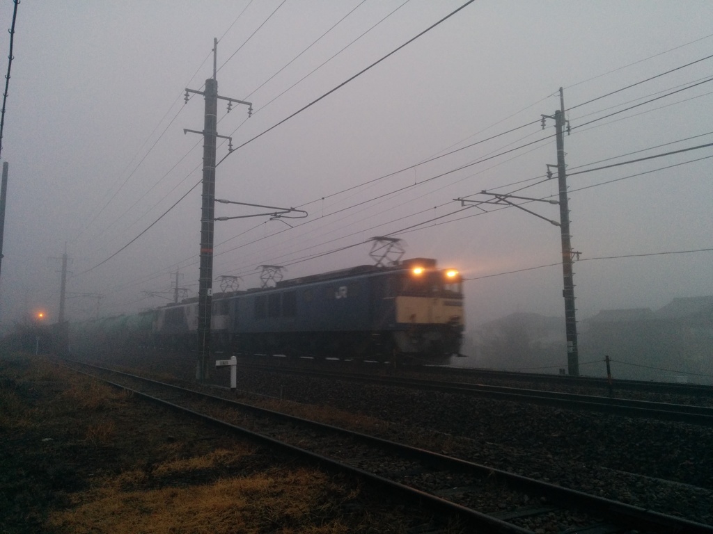 霧の列車