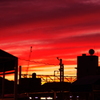 帰りの空・紅