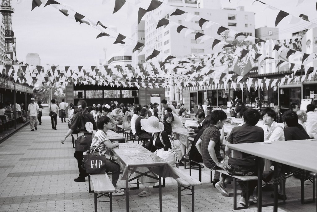 創世川　ビアガーデン