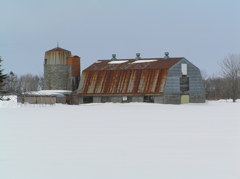 サイロのある風景