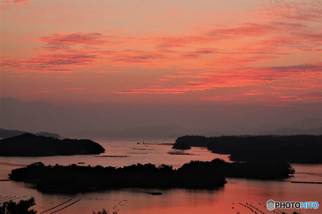 英虞湾夕景