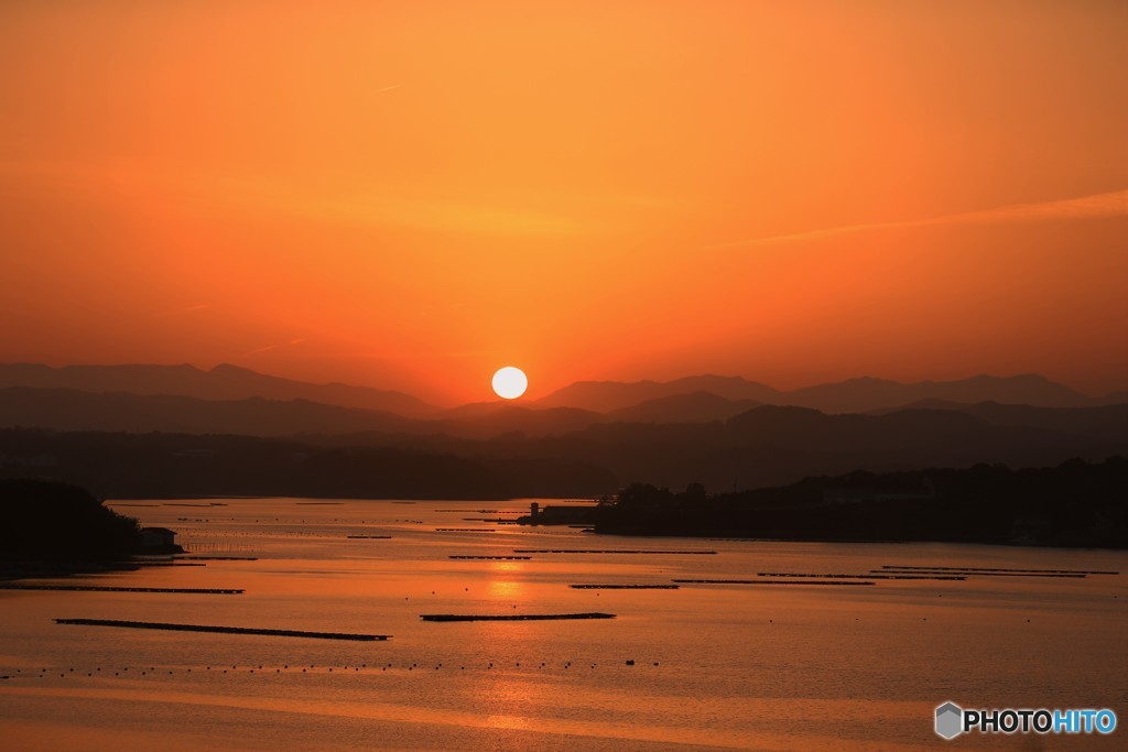 英虞湾夕景