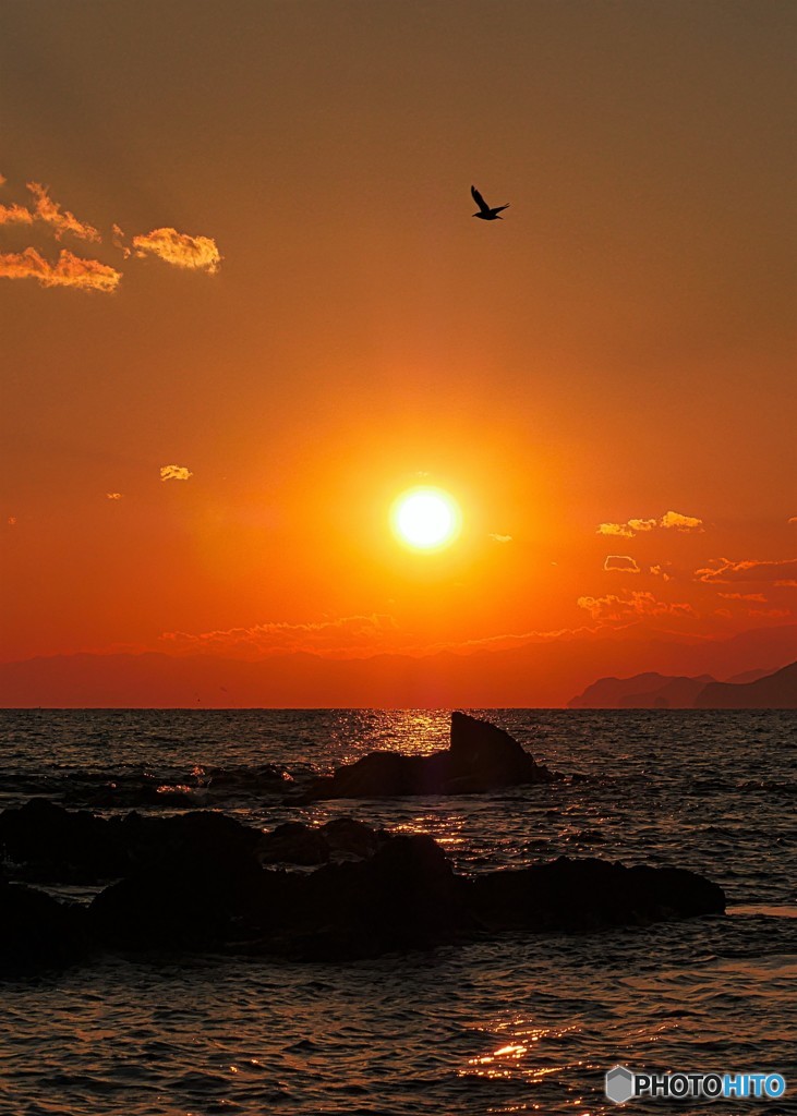 浜島夕景