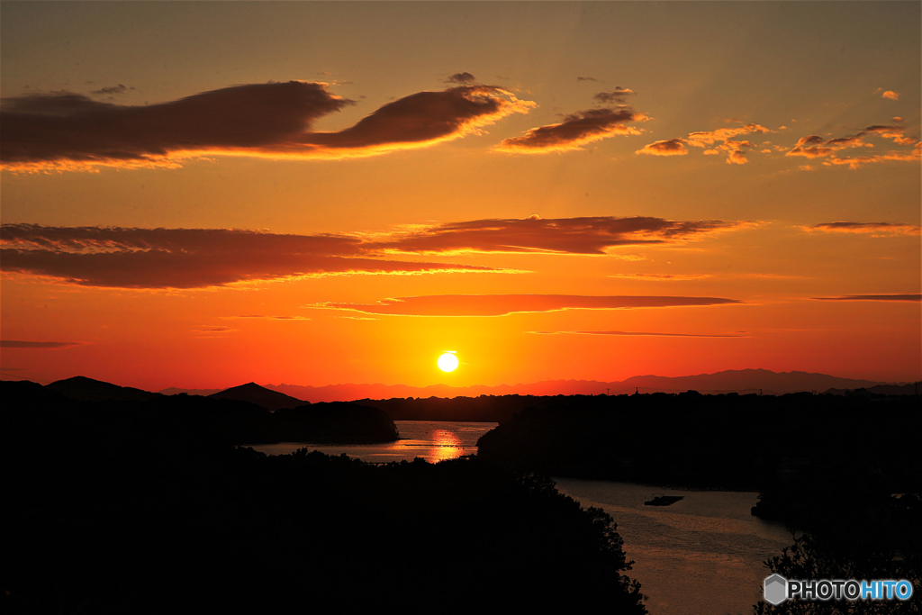 英虞湾夕景