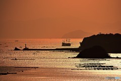 英虞湾夕景