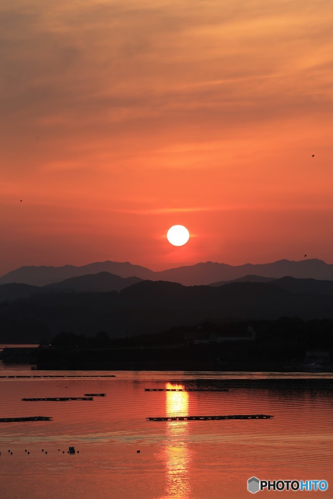 英虞湾夕景