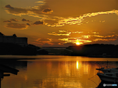 英虞湾夕景