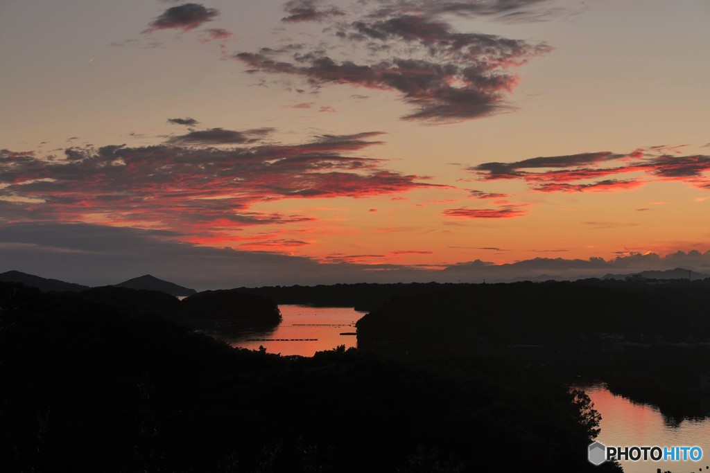 英虞湾夕景