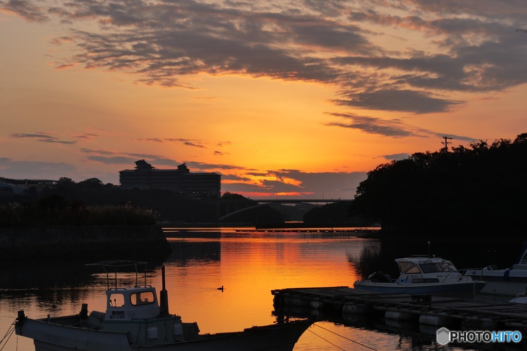 英虞湾夕景