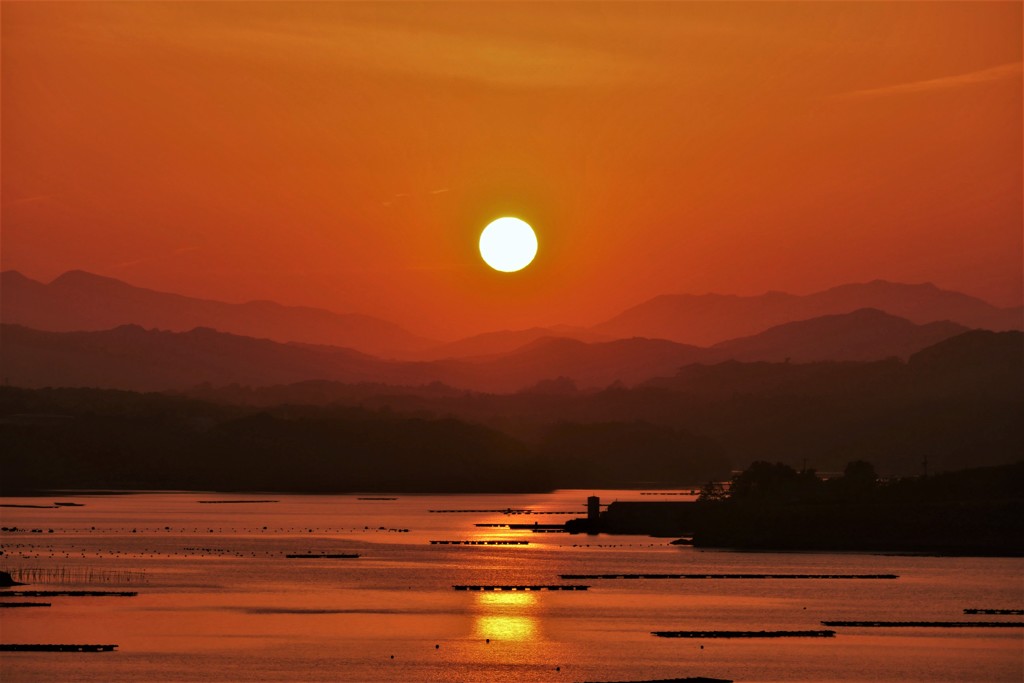 英虞湾夕景