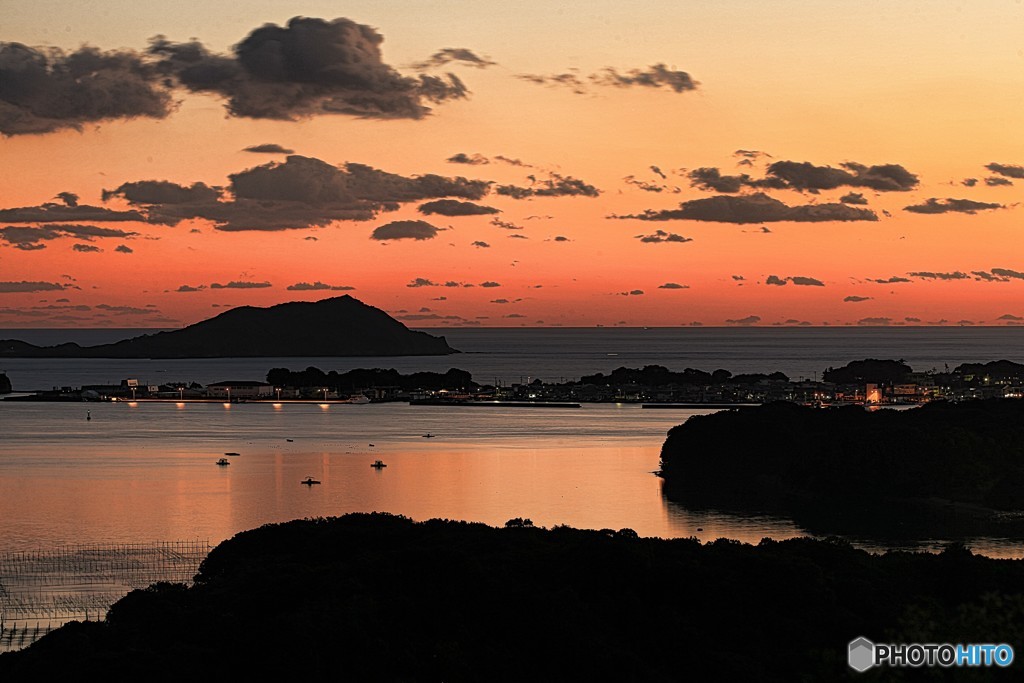 浜島夕景