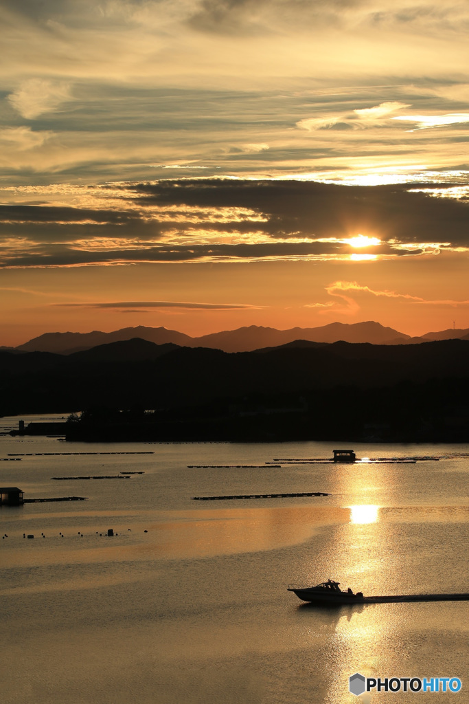 英虞湾夕景