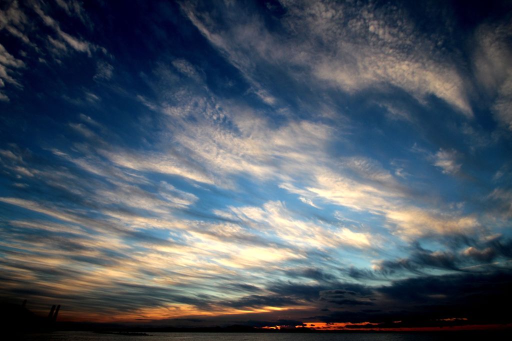 新年の空