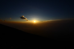 富士の夜明け１
