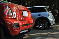 R58 MINI JCW COUPE & R56 MINI 50 CAMDEN 