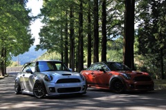 R58 MINI JCW COUPE & R56 MINI 50 CAMDEN 