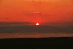 セントレアからの夕陽