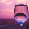 Twilight in the glass