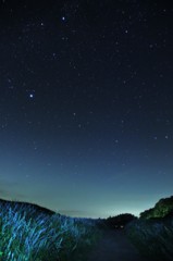 曽爾高原へと続く道
