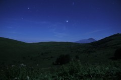霧ケ峰高原の星空