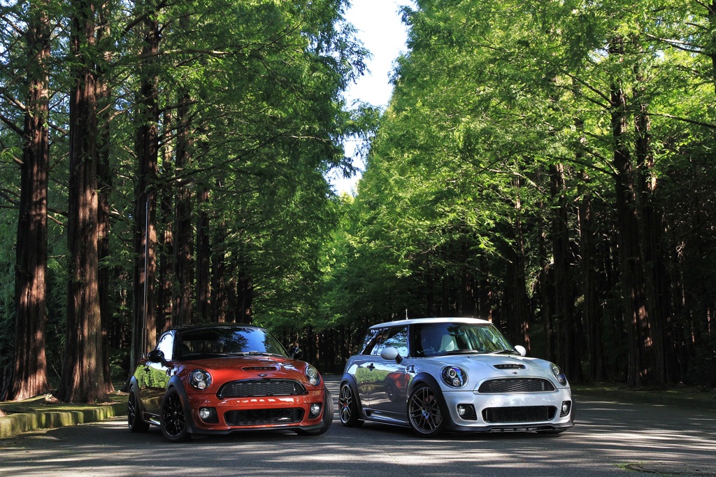 R58 MINI JCW COUPE & R56 MINI 50 CAMDEN 
