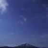 風不死岳と樽前山とオリオン