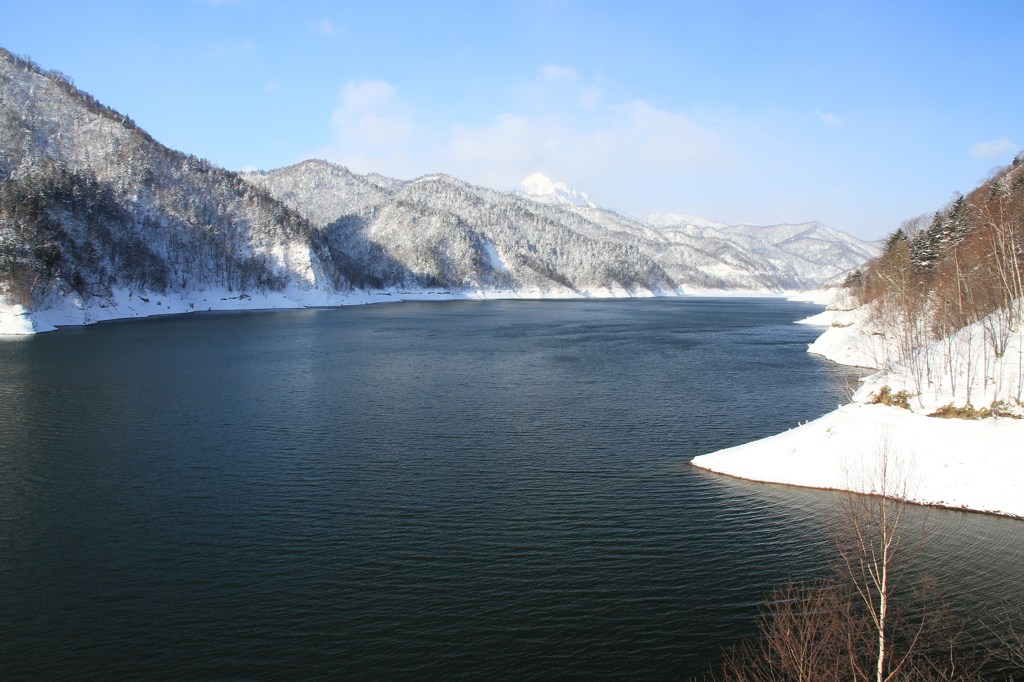 厳冬のさっぽろ湖