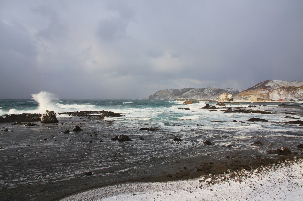 厳冬の積丹半島