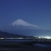 The night view of Mt.Fuji 