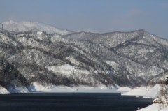 冠雪した山々