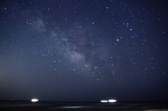 さそり座と天の川