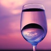 Twilight in the glass