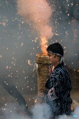 arm-held fireworks