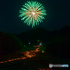 Fireworks near the rainy season