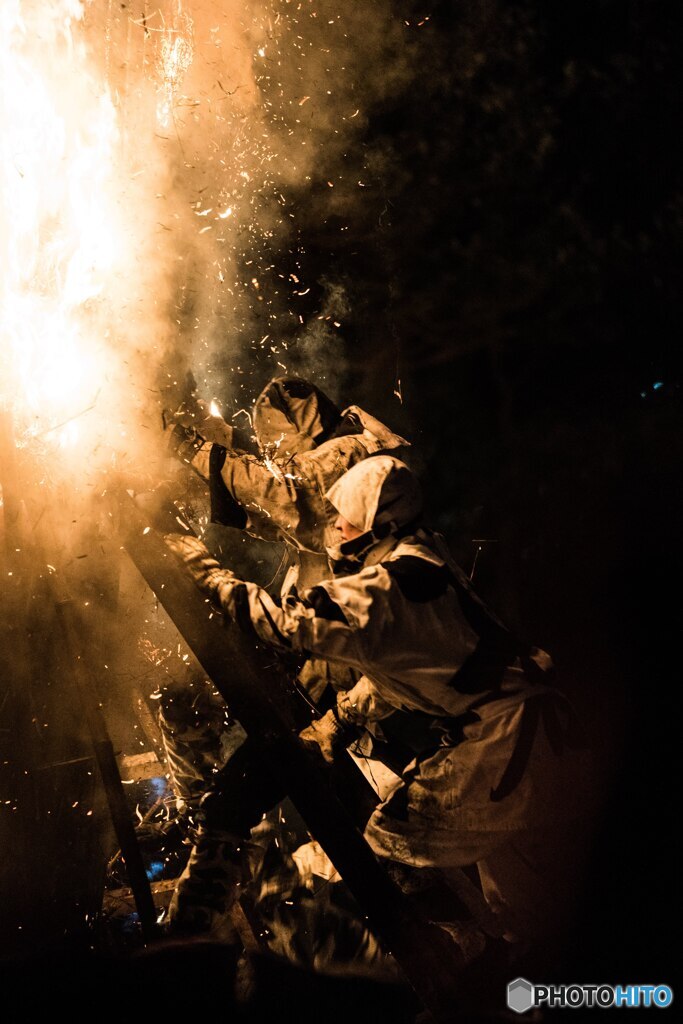 鳥羽の火祭り　4