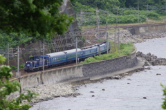 張碓で急行北海道一周ニセコ号を撮ってみました