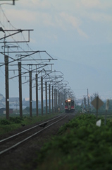 朝、一番電車