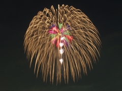 立川花火大会　創作花火