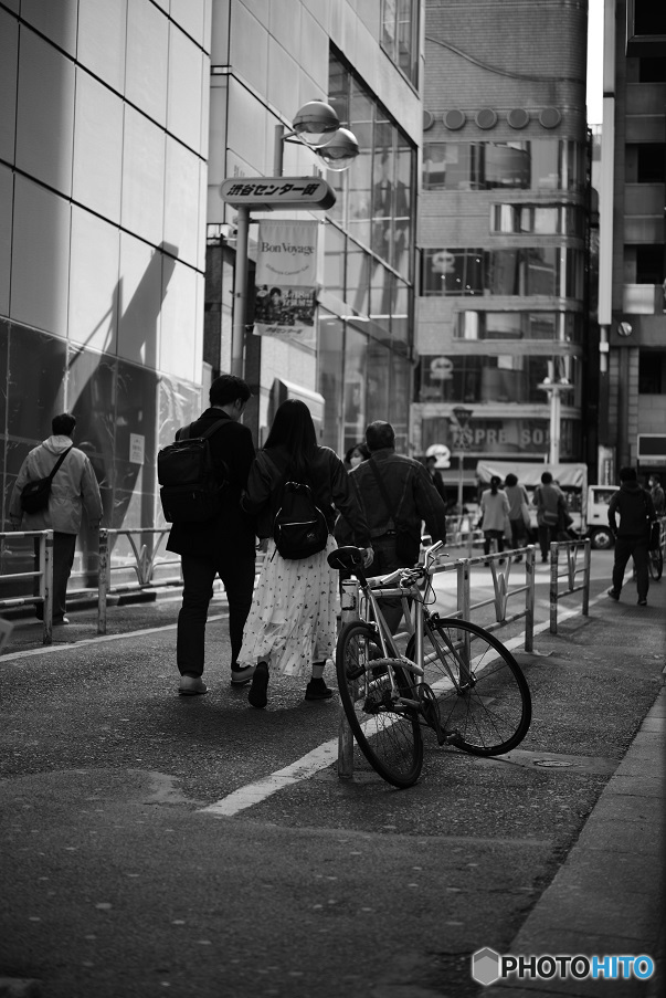自転車のある風景