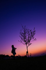 夕暮れとともに