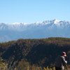 木曽御嶽山から駒ケ岳を望む