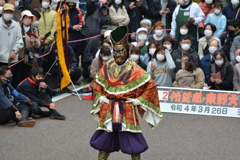 お練り祭り 東野大獅子