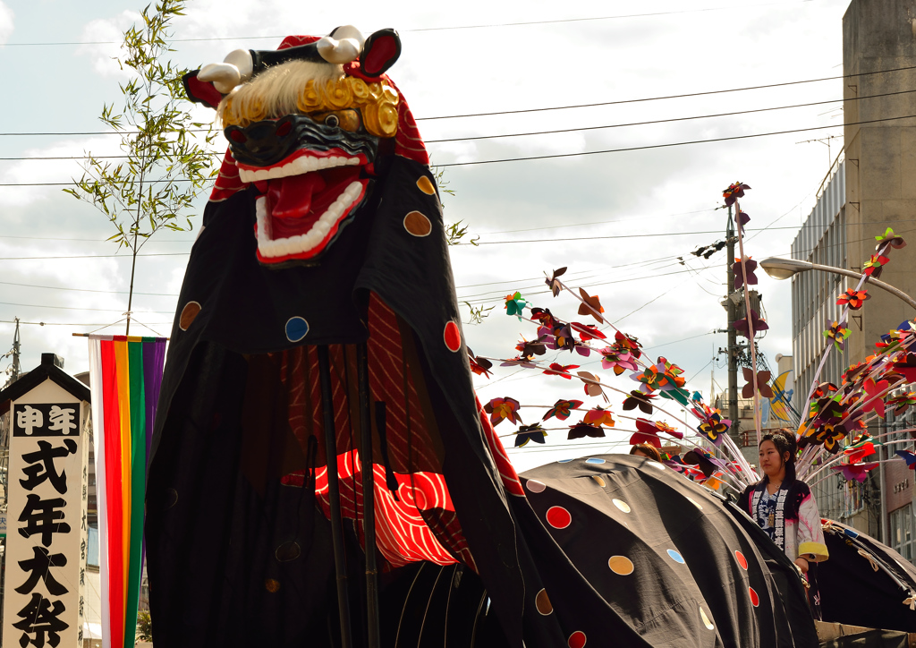 飯田お練祭り　阿智黒丑舞