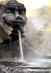 温泉とドラゴン