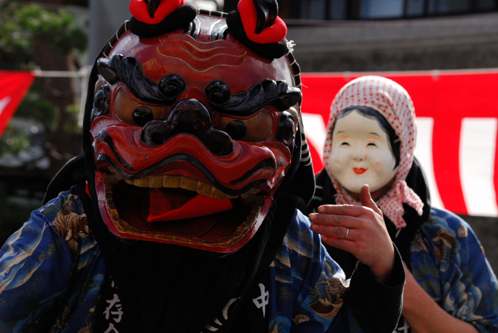 お練祭り　上中村獅子舞