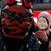 お練祭り　上中村獅子舞
